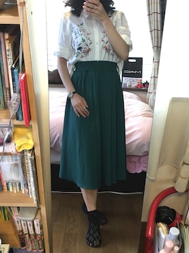 「LARME（ラルム）のアイテム」を使った、emmaさん（レディース・155cm）の秋コーディネート