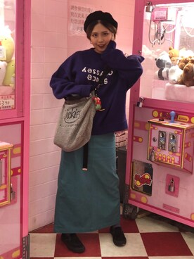 龍蓉さん（レディース・158cm）の秋コーディネート