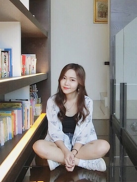 「熱」｜유나さん（レディース・162cm）の秋コーディネート