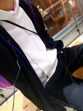「アイテム（ジャージ）」を使った、あるとさん（メンズ・172cm・10代）の冬コーディネート