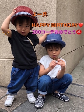 SO&KEIさん（キッズ・100cm）の夏コーディネート