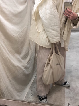 「cepo（セポ）のアイテム（ダウンジャケット/コート）」を使った、yuukiさん（レディース・146cm）の冬コーディネート