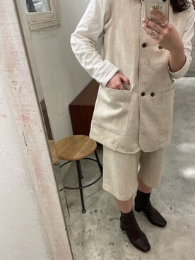 「cepo（セポ）のアイテム（その他アウター）」を使った、yuukiさん（レディース・146cm）の春コーディネート