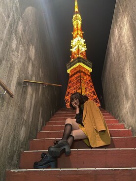 「NADIA（NADIA）のアイテム」を使った、sakineさん（レディース・163cm）の冬コーディネート