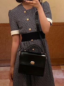 「ミニワンピ」｜sakineさん（レディース・163cm）の春コーディネート