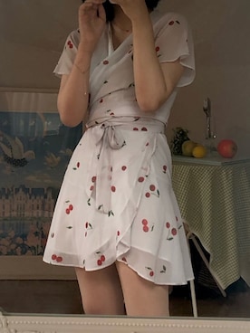 「ミニワンピ」｜sakineさん（レディース・163cm）の春コーディネート