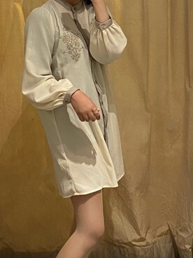 「ミニワンピ」｜sakineさん（レディース・163cm）の春コーディネート