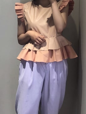 「攻めコーデ」｜sakineさん（レディース・163cm）の夏コーディネート