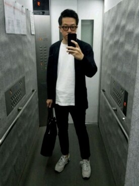 流し打ちのやまさん（メンズ・174cm）の春コーディネート