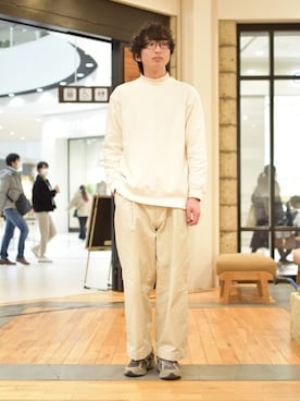 「FORK&SPOON」｜しおやんさん（メンズ・180cm）の冬コーディネート