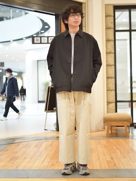「FORK&SPOON（フォークアンドスプーン）のアイテム（ブルゾン）」を使った、しおやんさん（メンズ・180cm）の冬コーディネート
