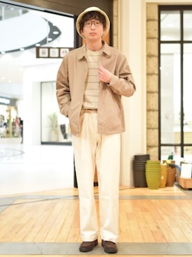 「FORK&SPOON」｜しおやんさん（メンズ・180cm）の春コーディネート