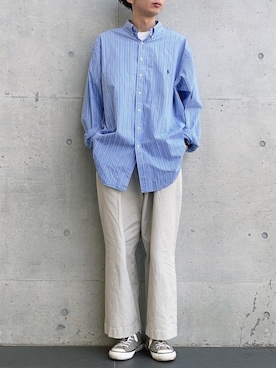 しおやんさん（メンズ・180cm）の春コーディネート