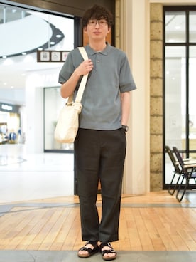 しおやんさん（メンズ・180cm）の春コーディネート