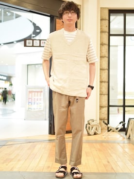 しおやんさん（メンズ・180cm）の夏コーディネート