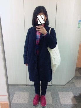 nanacoさん（レディース・156cm）の冬コーディネート
