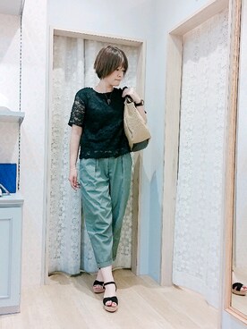 Kuniさん（レディース・163cm）の春コーディネート