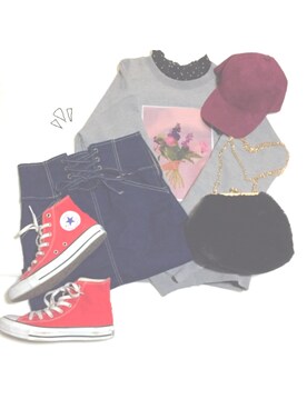 「SHOTOのアイテム」を使った、まる◎さん（レディース・155cm）の冬コーディネート