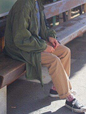 「M65」｜kanatoさん（メンズ・166cm）の冬コーディネート