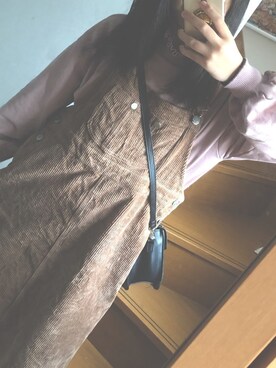 「SPINNS(スピンズ)のアイテム(ジャンパースカート)」を使った、なな【相互フォロー】さん(レディース・152cm)の夏コーディネート