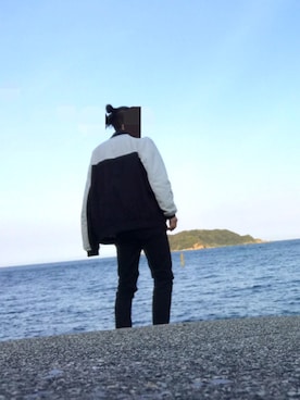 「Dickies（ディッキーズ）のアイテム（ナイロンジャケット）」を使った、natuさん（メンズ・166cm）の春コーディネート