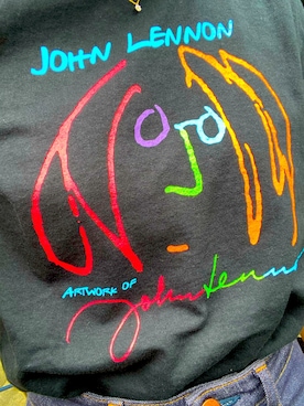 ROKU 6 ジョンレノン　Tシャツ　M 6（ロク）の「＜6(ROKU)＞JOHN LENNON GRAPHIC T-SHIRT/Tシャツ