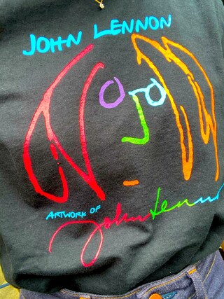 ROKU 6 ジョンレノン　Tシャツ　M 6（ROKU）(ロク)の「＜6(ROKU)＞JOHN LENNON GRAPHIC T-SHIRT/T