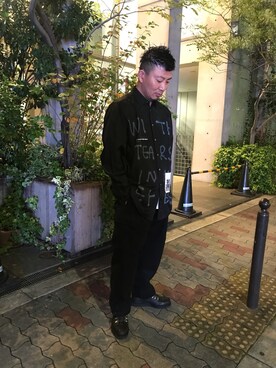 「ISAMU KATAYAMA BACKLASH（イサムカタヤマバックラッシュ）のアイテム（ブーツ）」を使った、shigeさん（メンズ・168cm）の秋コーディネート