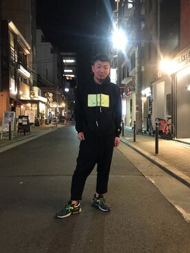 「おとなコーデ」｜「アイテム（パーカー）」を使った、shigeさん（メンズ・168cm）の冬コーディネート