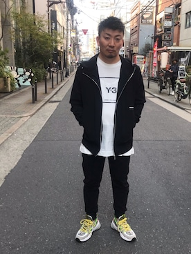 「P.M.D.S.（ピー エム ディー エス）のアイテム（パーカー）」を使った、shigeさん（メンズ・168cm）の春コーディネート