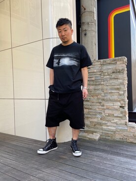 「ISAMU KATAYAMA BACKLASH（イサムカタヤマバックラッシュ）のアイテム（スニーカー）」を使った、shigeさん（メンズ・168cm）の春コーディネート