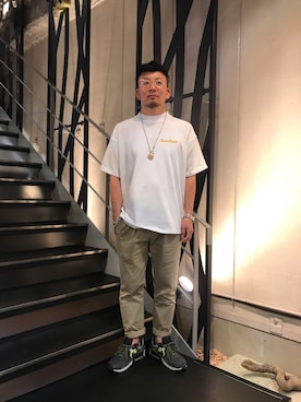 「GUCCI（グッチ）のアイテム」を使った、shigeさん（メンズ・168cm）の春コーディネート