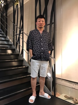 「GUCCI（グッチ）のアイテム」を使った、shigeさん（メンズ・168cm）の春コーディネート