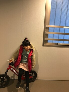 「ストライダー」｜「アイテム（ブルゾン）」を使った、seaさん（レディース・90cm）の春コーディネート