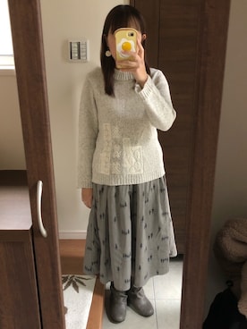 まりさん（レディース・158cm）の冬コーディネート