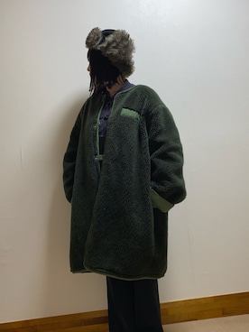 「NAF（ナフ）のアイテム」を使った、pさん（レディース・153cm）の秋コーディネート