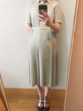 「アイテム（シャツワンピース）」を使った、Lethe  さん（レディース・161cm・20代）の夏コーディネート