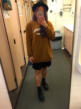 「日常」｜「アイテム（ブーツ）」を使った、saniceさん（レディース・158cm）の春コーディネート