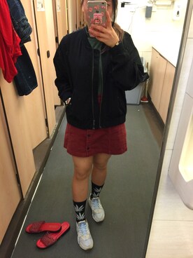 「日常」｜「アイテム（トレンチコート）」を使った、saniceさん（レディース・158cm）の春コーディネート