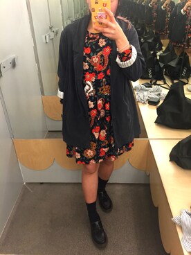 「MONKI（モンキ）のアイテム（テーラードジャケット）」を使った、saniceさん（レディース・158cm）の春コーディネート