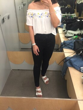 「日常」｜「アイテム（サンダル）」を使った、saniceさん（レディース・158cm）の夏コーディネート