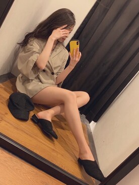 「MinoriTY（マイノリティ）のアイテム（ジャケット/アウター）」を使った、Kyokaさん（レディース・164cm）の夏コーディネート