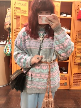 「ファンシー」｜「アイテム（PC・スマホグッズ/家電）」を使った、ゆいゆいさん（レディース・155cm）の秋コーディネート