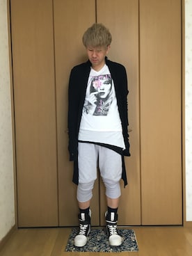 「DIGAWEL（ディガウェル）のアイテム（その他パンツ）」を使った、HIROKIさん（メンズ・179cm）の春コーディネート