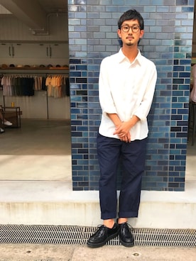 「サタデーズ ニューヨークシティ (Saturdays NYC)」｜Tomさん（メンズ・172cm）の夏コーディネート