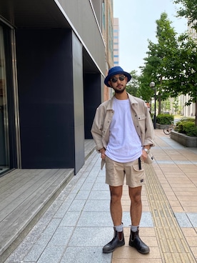 「Saturdays NYC（サタデーズ ニューヨークシティ ）のアイテム（その他アウター）」を使った、Tomさん（メンズ・172cm）の春コーディネート