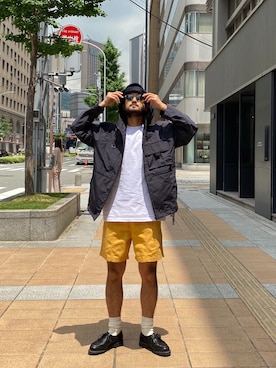 「サタデーズ ニューヨークシティ (Saturdays NYC)」｜「アイテム（パンツ）」を使った、Tomさん（メンズ・172cm）の春コーディネート