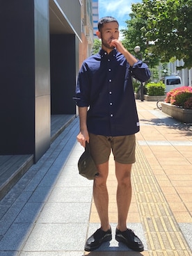 「サタデーズ ニューヨークシティ (Saturdays NYC)」｜「アイテム（パンツ）」を使った、Tomさん（メンズ・172cm）の春コーディネート