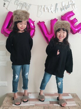 ririyuさん(キッズ・110cm)の冬コーディネート