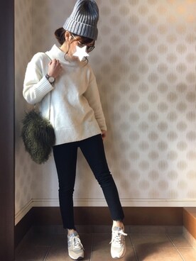 ayunさん（レディース・155cm）の冬コーディネート